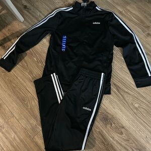 Adidas boys jacket and pants L 14/16